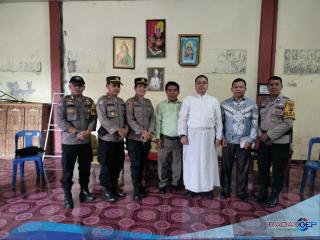 Cooling System, Kasat Binmas Polres Pelabuhan Belawan Silaturahmi dengan Pastor Philips Alexander